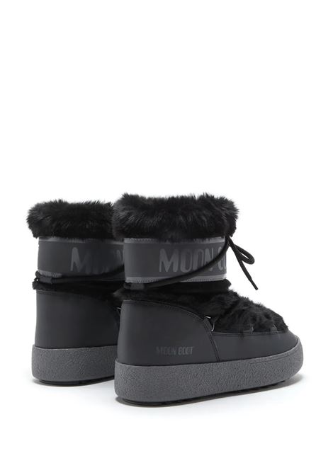 itrack faux fur wp boots woman black MOON BOOT | 80D2450130N001